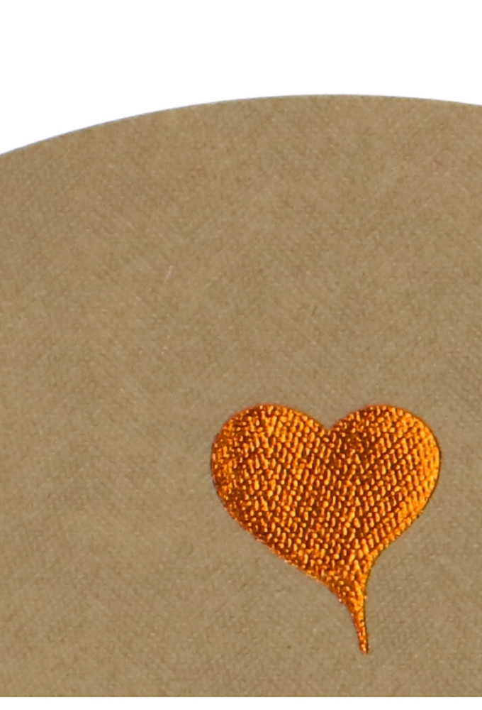 Etiketten Everyday Bedankt Voor je Bestelling. Zandkoper XL9.7cm 250st