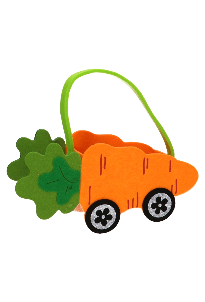 Geschenktasje Vilt Wortel 29x8.5x24cm 1 stuk