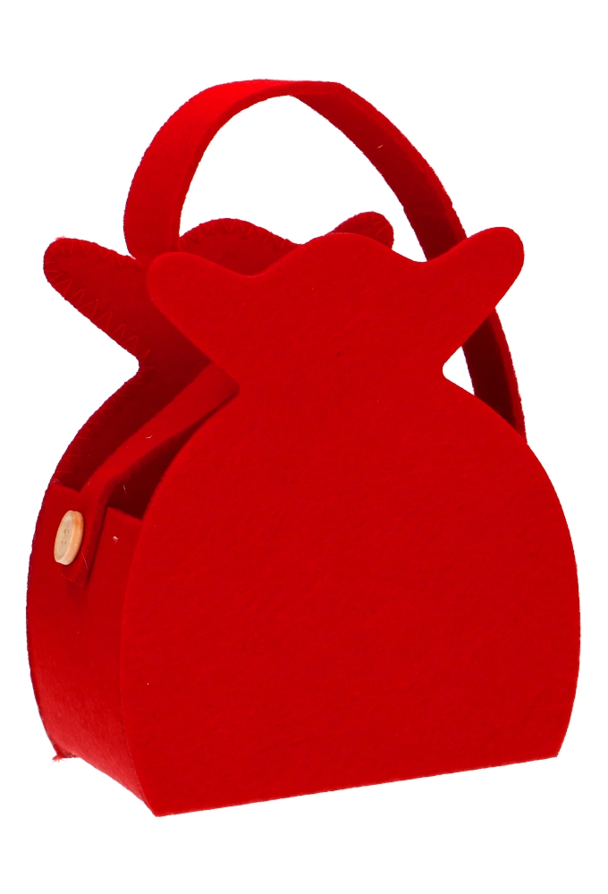 Geschenktasje Vilt Sinterklaas & Piet Zak Met Hengsel 13x7x22cm 6stuks