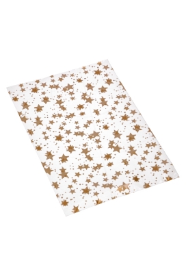 Cellofaan Zakjes Stars Gold 16x25cm 50stuks