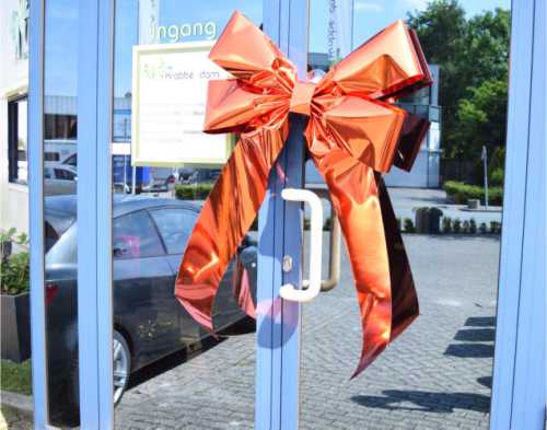 Magnum Strik Deur Livorno Metallic Oranje Strik 70x50+60cm