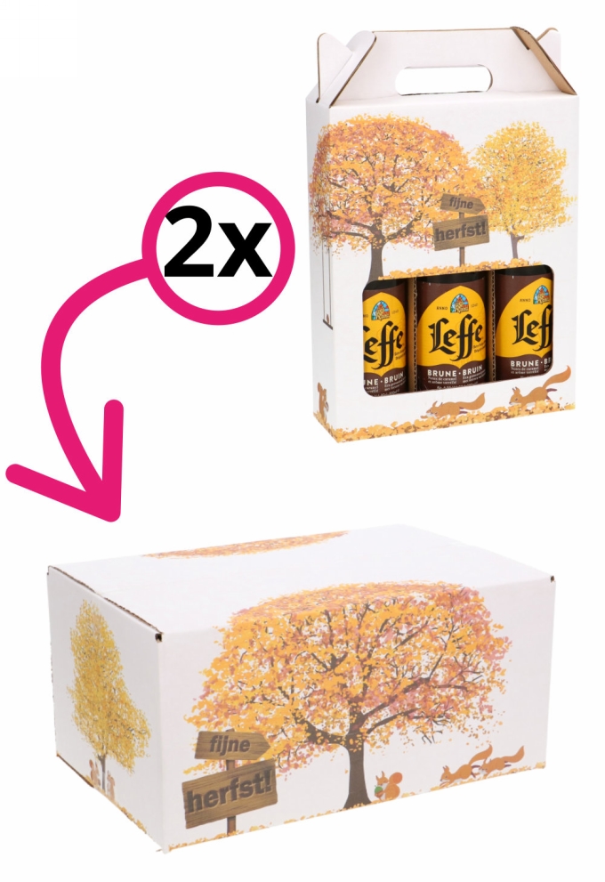 Bierverzenddozen Fijne Herfst 39x29x13cm 15stuks