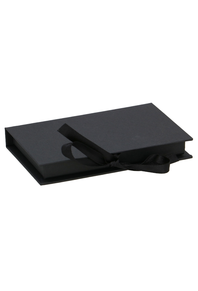 Luxe Klepdoos & Lint Zwart Mat 7x12x1cm & Inlay 25stuks OP IS OP