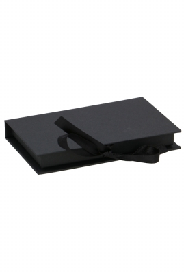 Luxe Klepdoos & Lint Zwart Mat 7x12x1cm & Inlay 25stuks OP IS OP