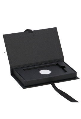 Luxe Klepdoos & Lint Zwart Mat 7x12x1cm & Inlay 25stuks OP IS OP