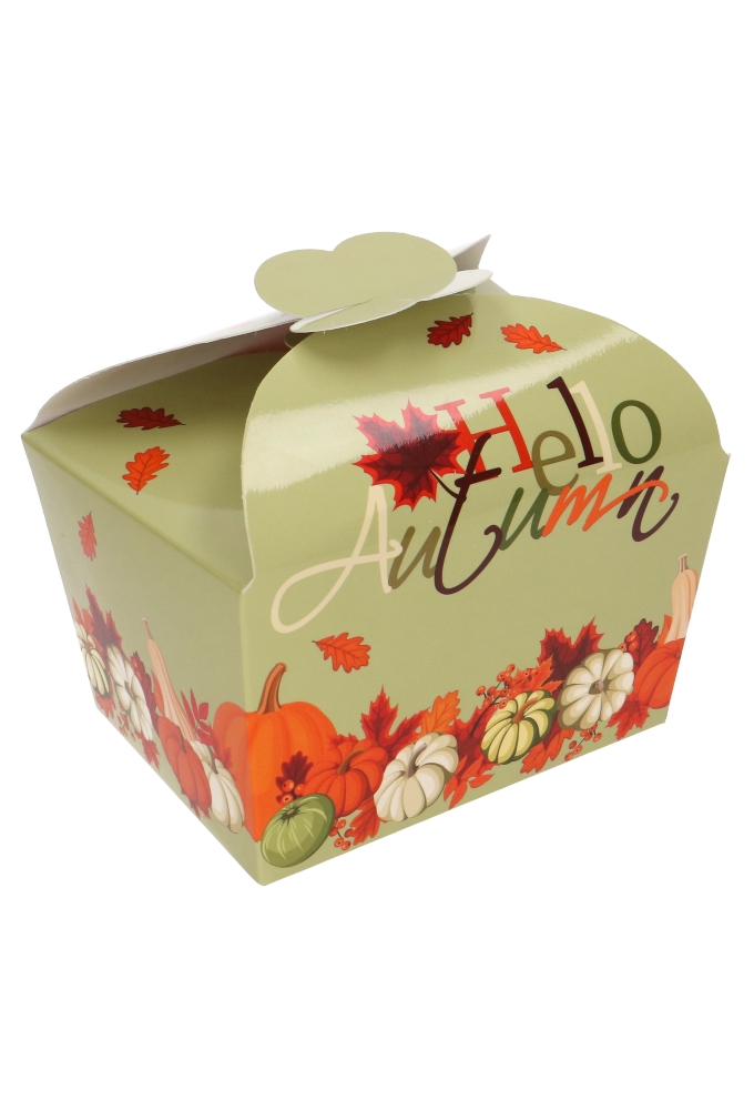 Bonbondoosjes Hello Autumn 500gr Met Vlindersluiting 11.5x9x7cm 24st