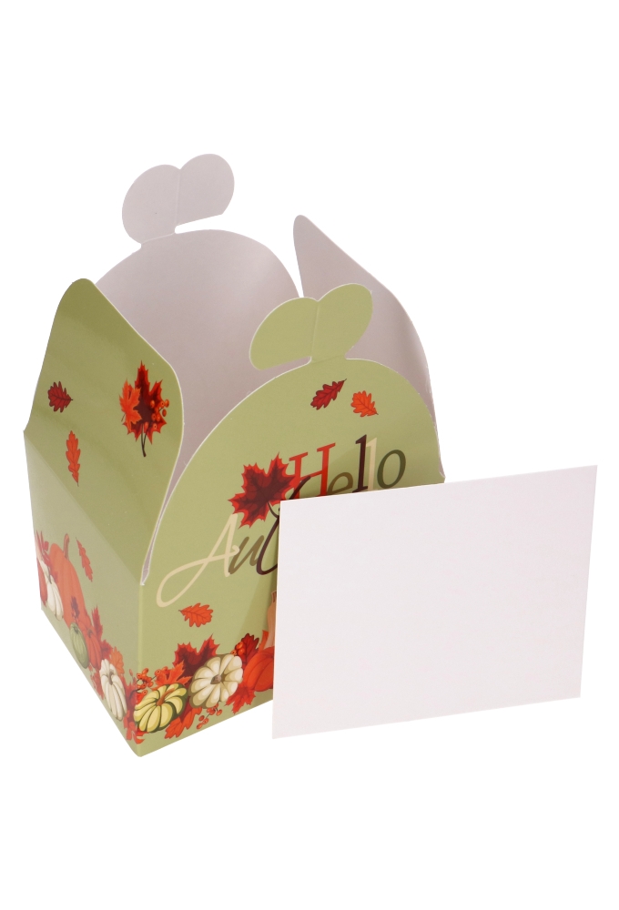 Bonbondoosjes Hello Autumn 500gr Met Vlindersluiting 11.5x9x7cm 24st