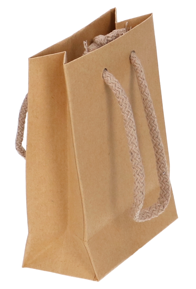 Kadotasjes Noli Kraft Met Koord 10x5x13cm 10stuks