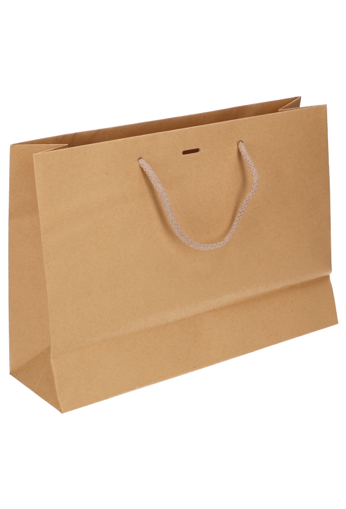 Kadotasjes Noli Kraft Met Koord & Lintgleuf 32x10x24cm 10stuks