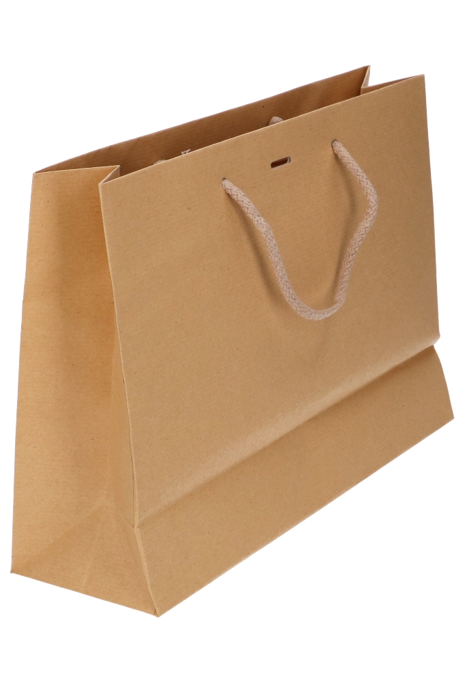 Kadotasjes Noli Kraft Met Koord & Lintgleuf 32x10x24cm 10stuks