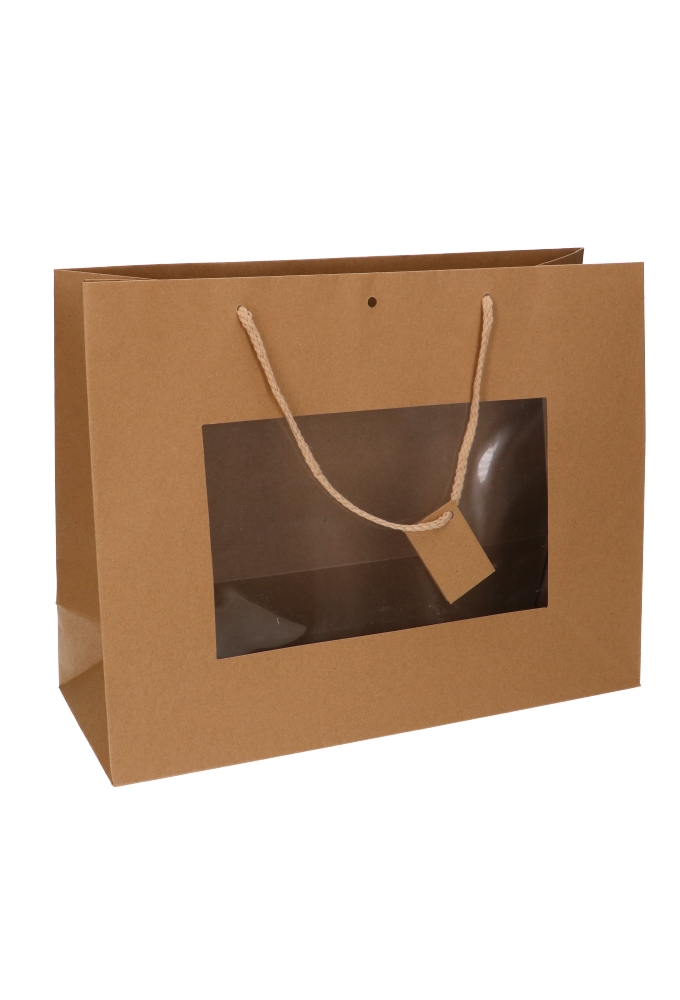 Kadotasjes Lenno Koord Venster & Lintgleuf 40x15x31cm 12stuks