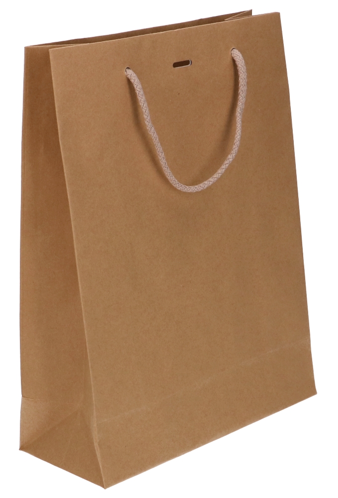 Kadotasjes Noli Kraft Met Koord & Lintgleuf 24x10x32cm 10stuks