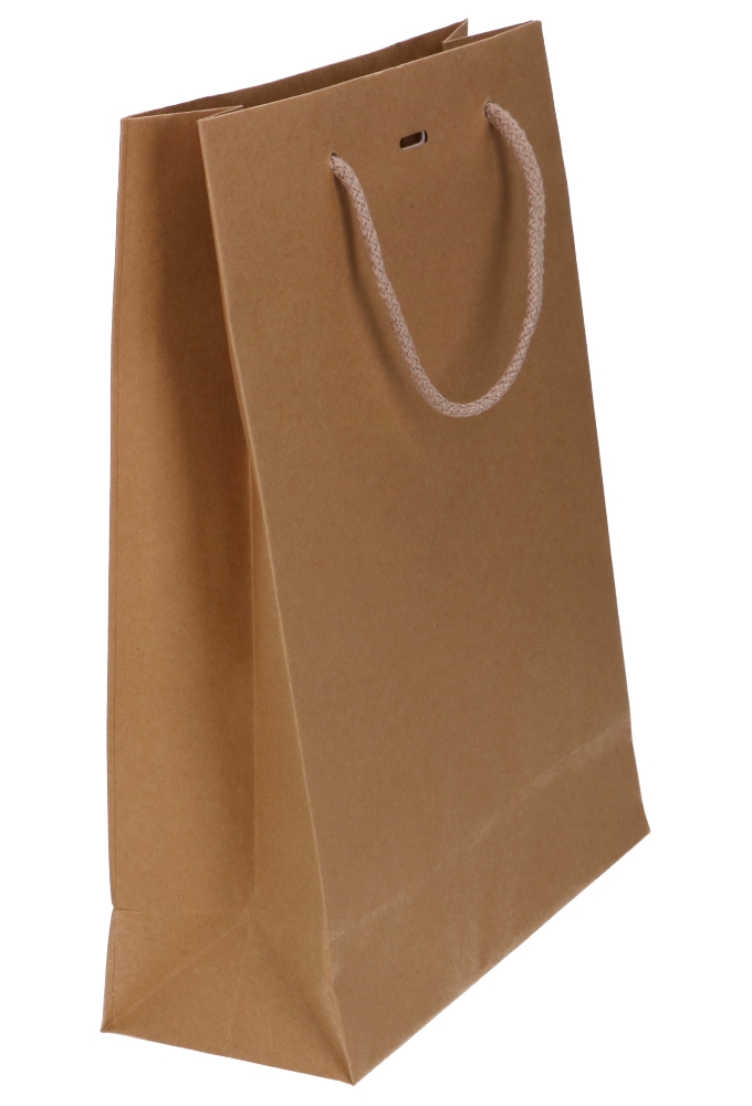 Kadotasjes Noli Kraft Met Koord & Lintgleuf 24x10x32cm 10stuks
