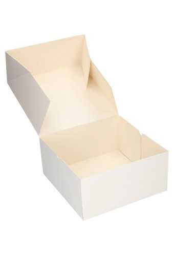 Gebaksdoos Blanco Wit Met Klep 23x23x11cm 270gram 150stuks