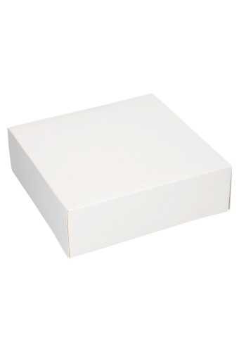 Gebaksdoos Blanco Wit Met Klep 25x25x8cm 270gram 150stuks