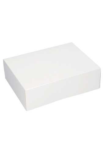 Gebaksdoos Blanco Wit Met Klep 26x20x8cm 250gram 200stuks