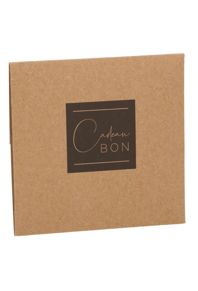 Cadeaubon & Kadoverpakking Naturel Cadeau Bon 12.5x12.5cm 10stuks