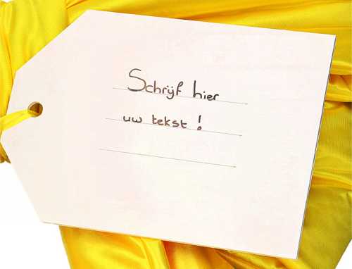 Kadokaart XL Wit A4 Formaat & Beschrijfbaar