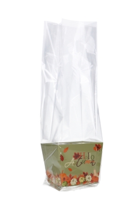 Geschenk Korf Hello Autumn 11x11x12cm 1stuks OP IS OP