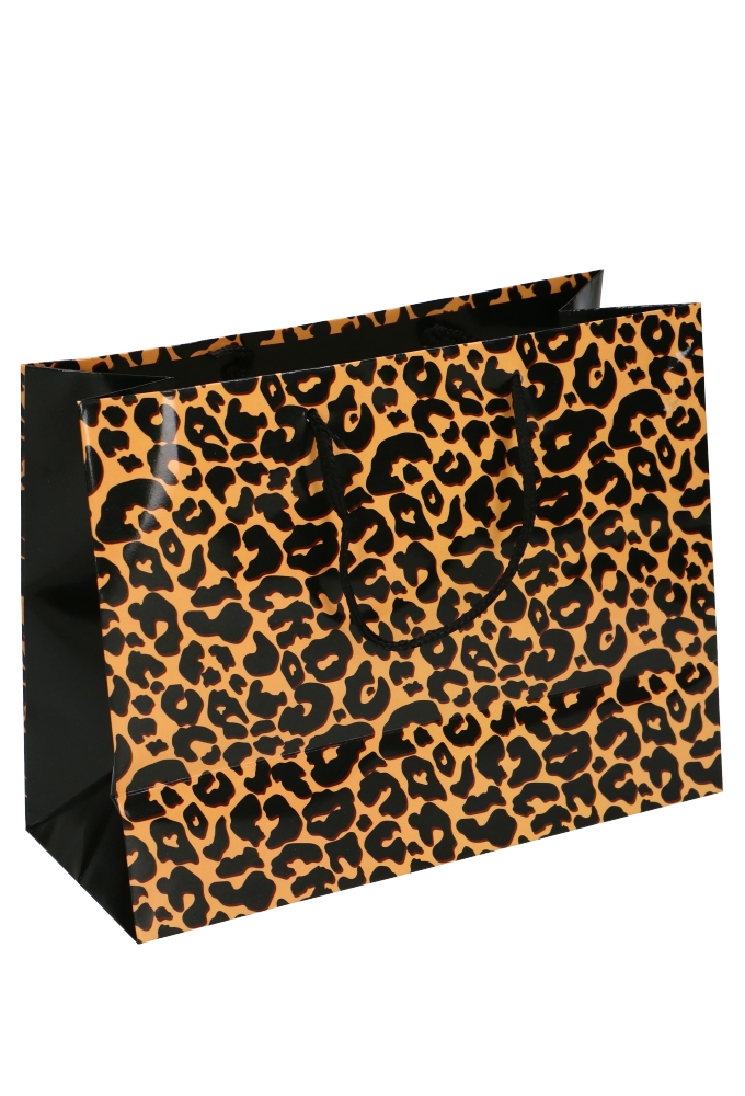 Kadotasjes Everyday Medium Panter 23x10x17.5cm 12stuks