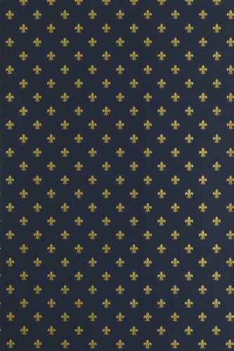 Kadopapier Fleur de lis Blauw 80gr 50x70cm 250 vellen