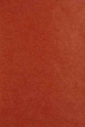 Kerstpapier Bruin Kraft Uni Rood 50x70cm 250vellen