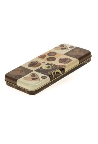 Blikken Chocolade Mix Rechthoekig 18.8x8.8x2.1cm 24stuks