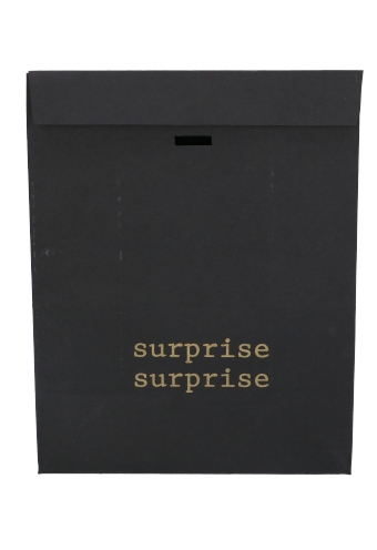 Kadozakjes Kraft Zupo Zwart Surprise & Lintgleuf 18x10x22cm 12stuks Kadozakjes Kraft Zupo Zwart Surprise & Lintgleuf 18x10x22cm 12stuks