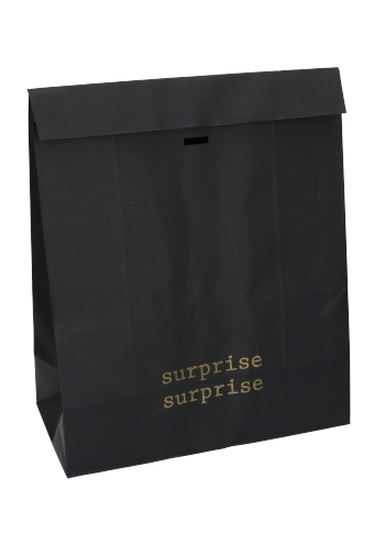 Kadozakjes Kraft Zupo Zwart Surprise & Lint Gleuf 25x12x34cm 12stuks