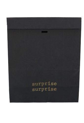 Kadozakjes Kraft Zupo Zwart Surprise & Lintgleuf 25x12x30cm 12stuks Kadozakjes Kraft Zupo Zwart Surprise & Lintgleuf 25x12x30cm 12stuks