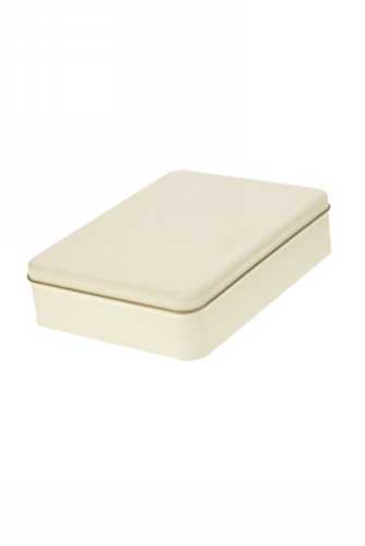 Blikken Licht Beige Rechthoekig 22.3x16.7x5cm 6stuks