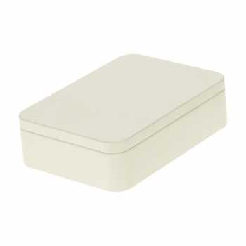 Blikken Licht Beige Rechthoekig 14.2x10.1x3.1cm 12stuks