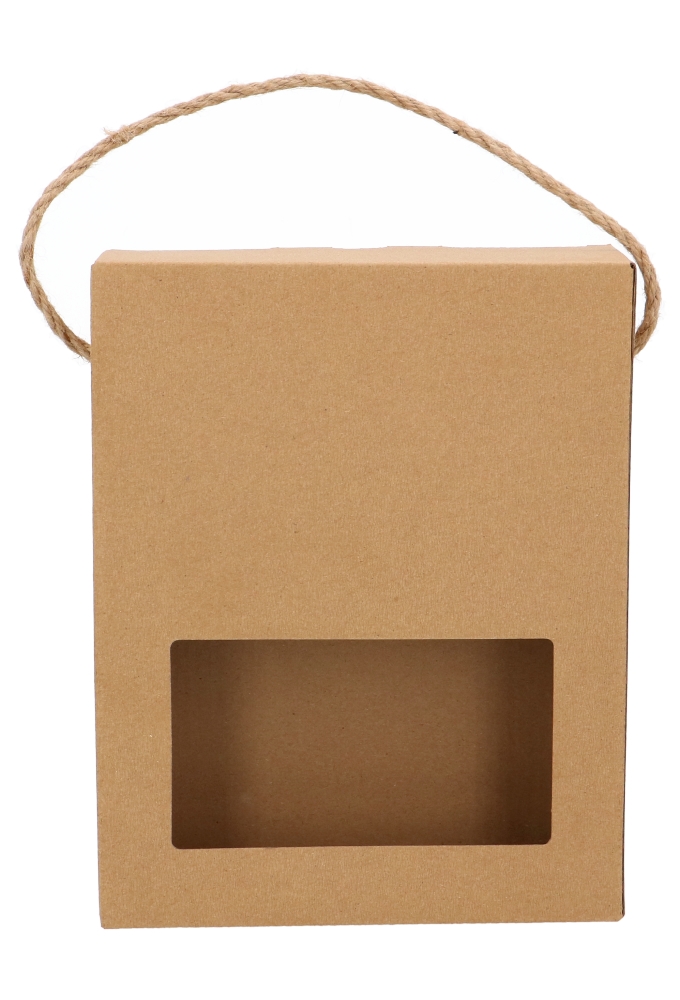 Bierverpakking Kraft voor 3 flesjes Bier 33cl Met Koord FSC® 50stuks