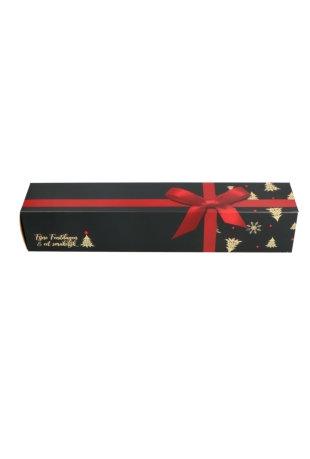 Staafkoker Fijne Feestdagen Zwart 32x6x6cm 100stuks OP IS OP Staafkoker Fijne Feestdagen Zwart 32x6x6cm 100stuks OP IS OP