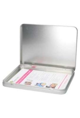 Blikken Blanco a5 Met Losse Deksel 18x23x2.3cm 1stuks OP IS OP