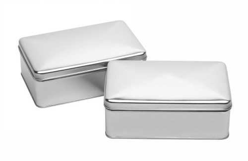 Blikken Blanco Rechthoekig 16.6x10.6x5.5cm 1stuks OP IS OP