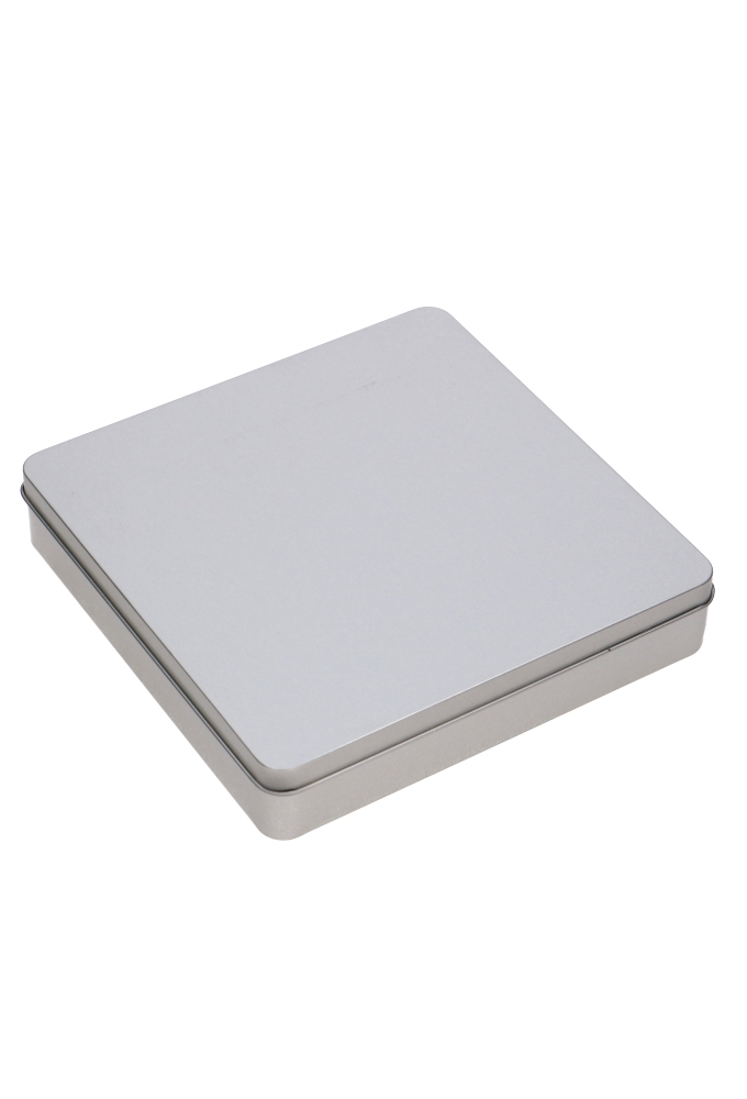 Blikken Blanco Vierkant 18.8x18.8x3.6cm 1stuks