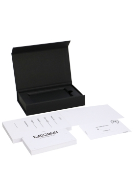 Luxe Magneetdozen & Inlay New York FSC® Zwart Mat 7x12x2cm 1200gr 25st