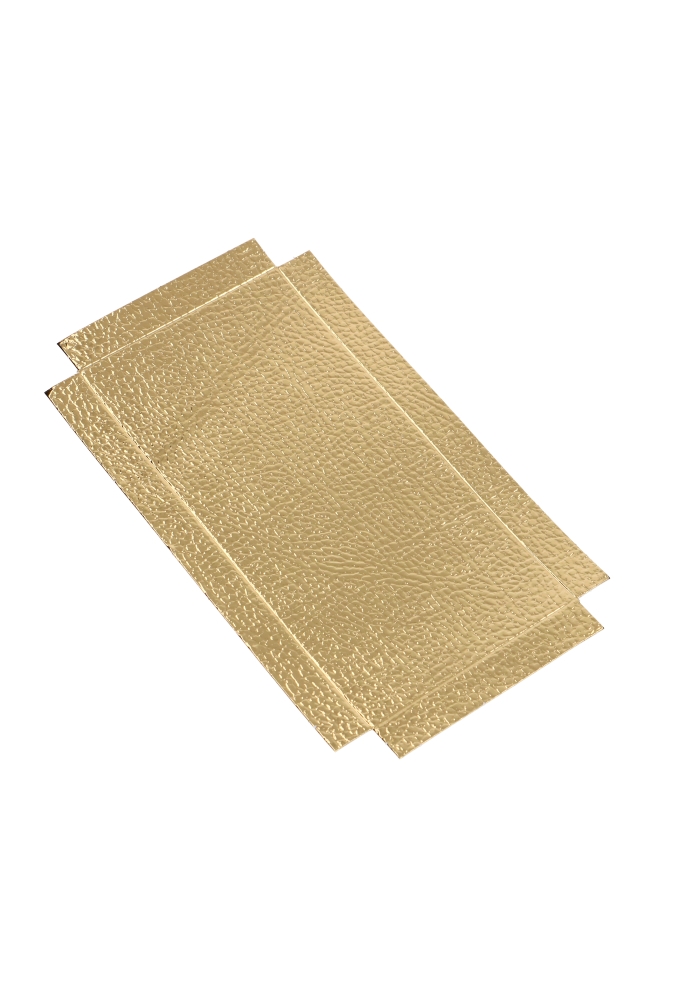 Gouden Kartonnetje Bodem Elba voor transp. kubus 18x9x1cm 10stuks