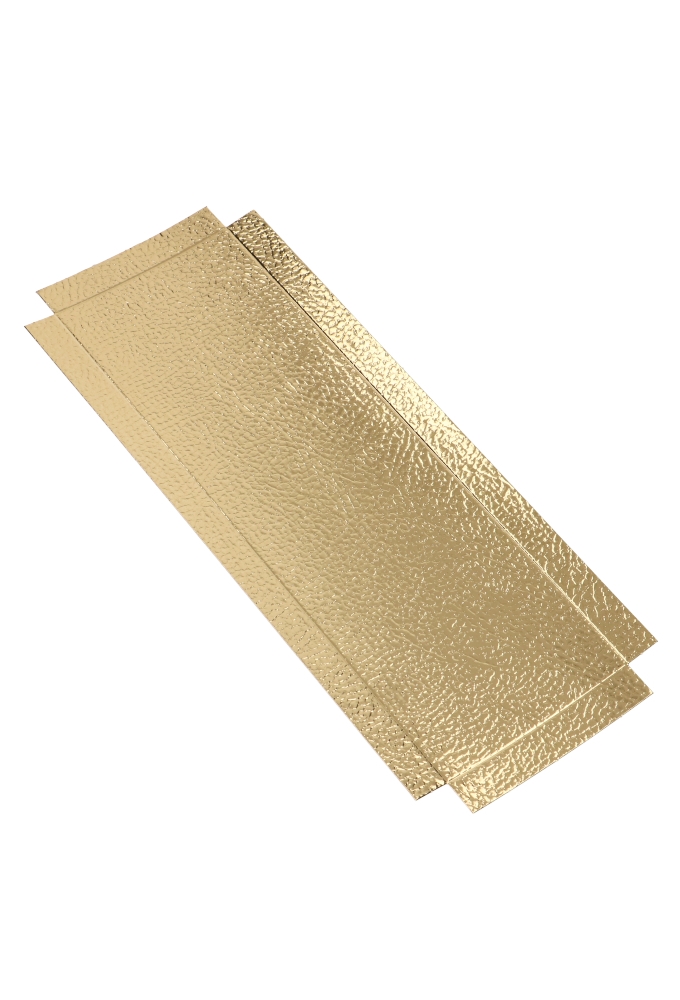 Gouden Kartonnetje Bodem Elba voor transp. kubus 27x9x1cm 10stuk