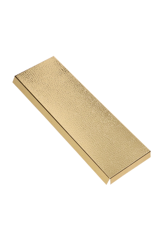 Gouden Kartonnetje Bodem Elba voor transp. kubus 27x9x1cm 10stuk