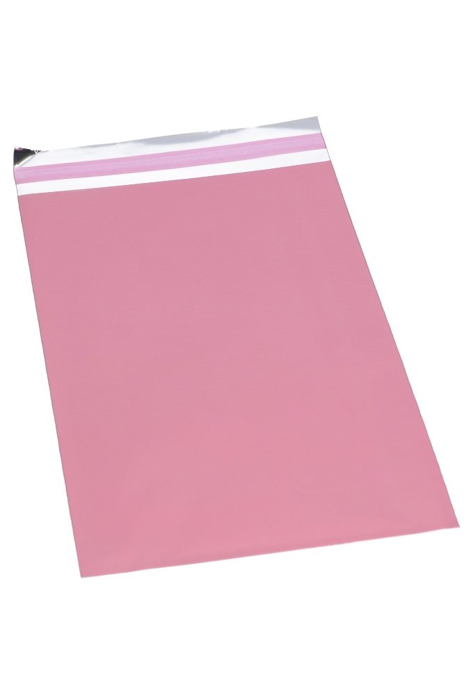 Kadozakjes Folie Mita Mat Roze & Plakstrip 12x18.5+3cm 100stuks