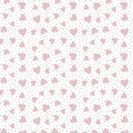 Geschenkpapier Coated Hearts 50cm x 100meter Geschenkpapier Coated Hearts 50cm x 100meter