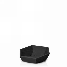 Geschenkdoos Korf Modern Zwart Mini 24x23x4.8-8.5cm 25stuks