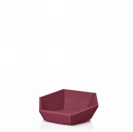 Geschenkdoos Korf Modern Bordeaux Mini 24x23x4.8-8.5cm 25stuks