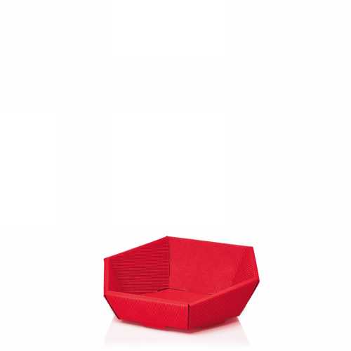 Geschenkdoos Korf Modern Rood Mini 24x23x4.8-8.5cm 25stuks