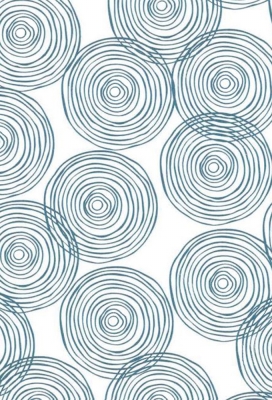 Kadopapier Trendy Dubbelzijdig circles blue & lime 70cm x 175meter Kadopapier Trendy Dubbelzijdig circles blue & lime 70cm x 175meter