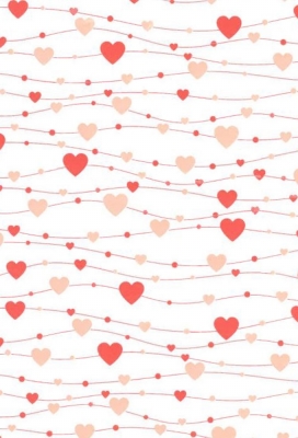 Kadopapier Trendy love red & pink hearts 40cm x 200meter Kadopapier Trendy love red & pink hearts 40cm x 200meter