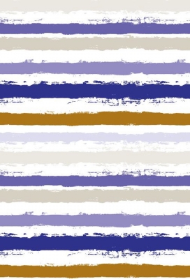 Kadopapier Coated painted stripes blue & gold 50cm x 200meter Kadopapier Coated painted stripes blue & gold 50cm x 200meter