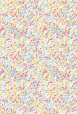 Kadopapier Coated colorful worms bright 50cm x 200meter Kadopapier Coated colorful worms bright 50cm x 200meter